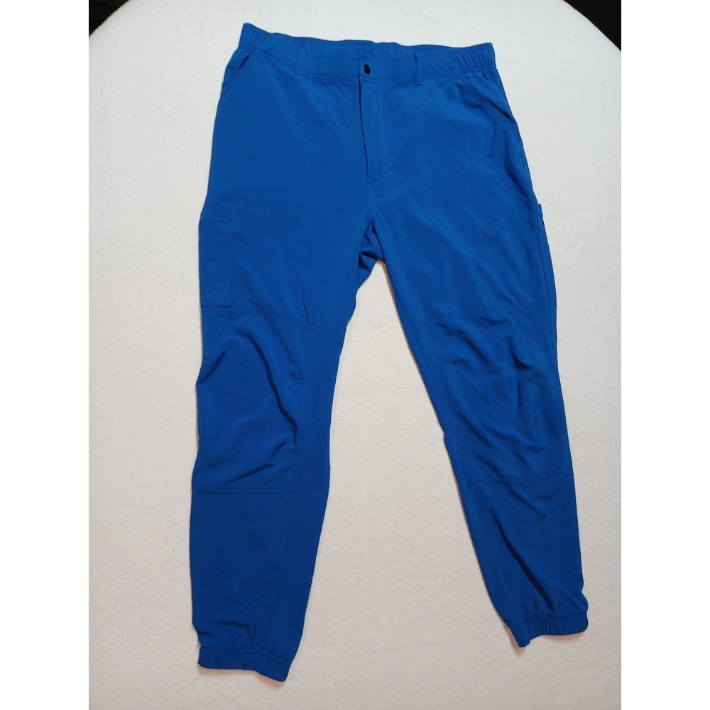 Carhartt Force Cross Flex Mens Jogger Scrub Pants Blue Cargo Large L Reg C56110